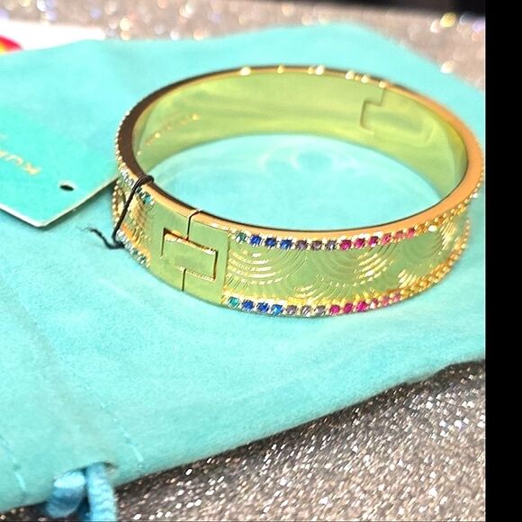 Kurt Geiger London Signature Southbank Pave Bangle Bracelet - Picture 5 of 6